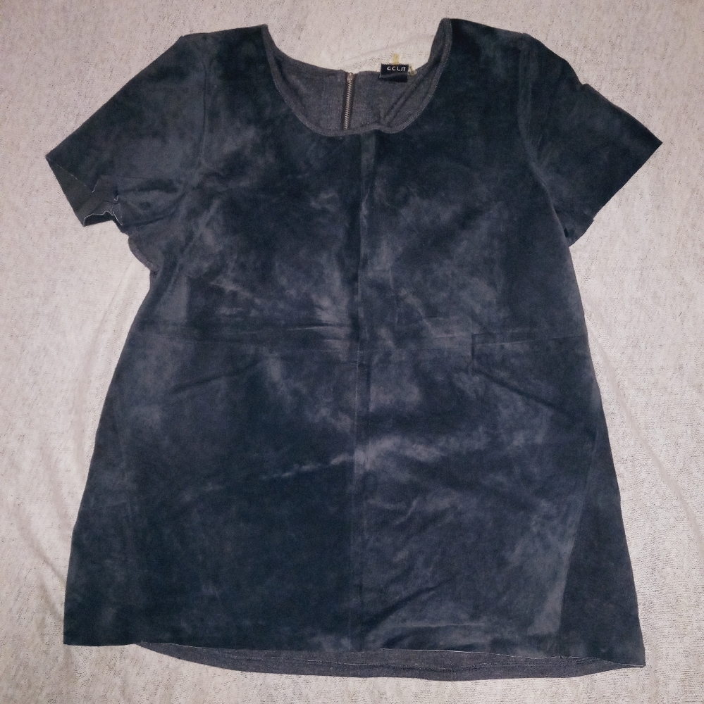 ECRU Suede Blouse